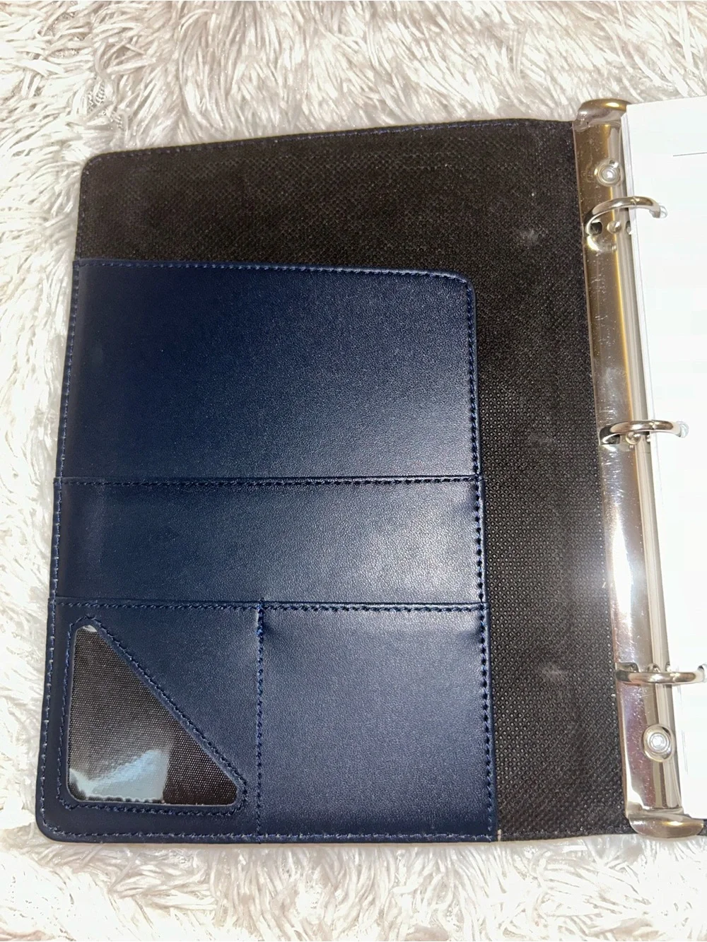 Brown & Black Tablet Folio Case with Compartments Small Size for On the Go
